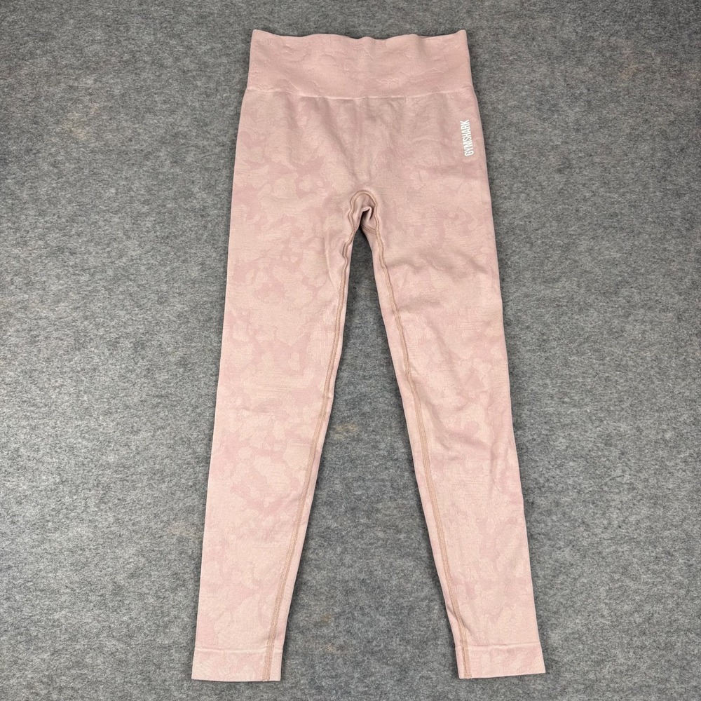 Gymshark Adapt Camo Seamless Leggings 24" Pink Womens Medium M